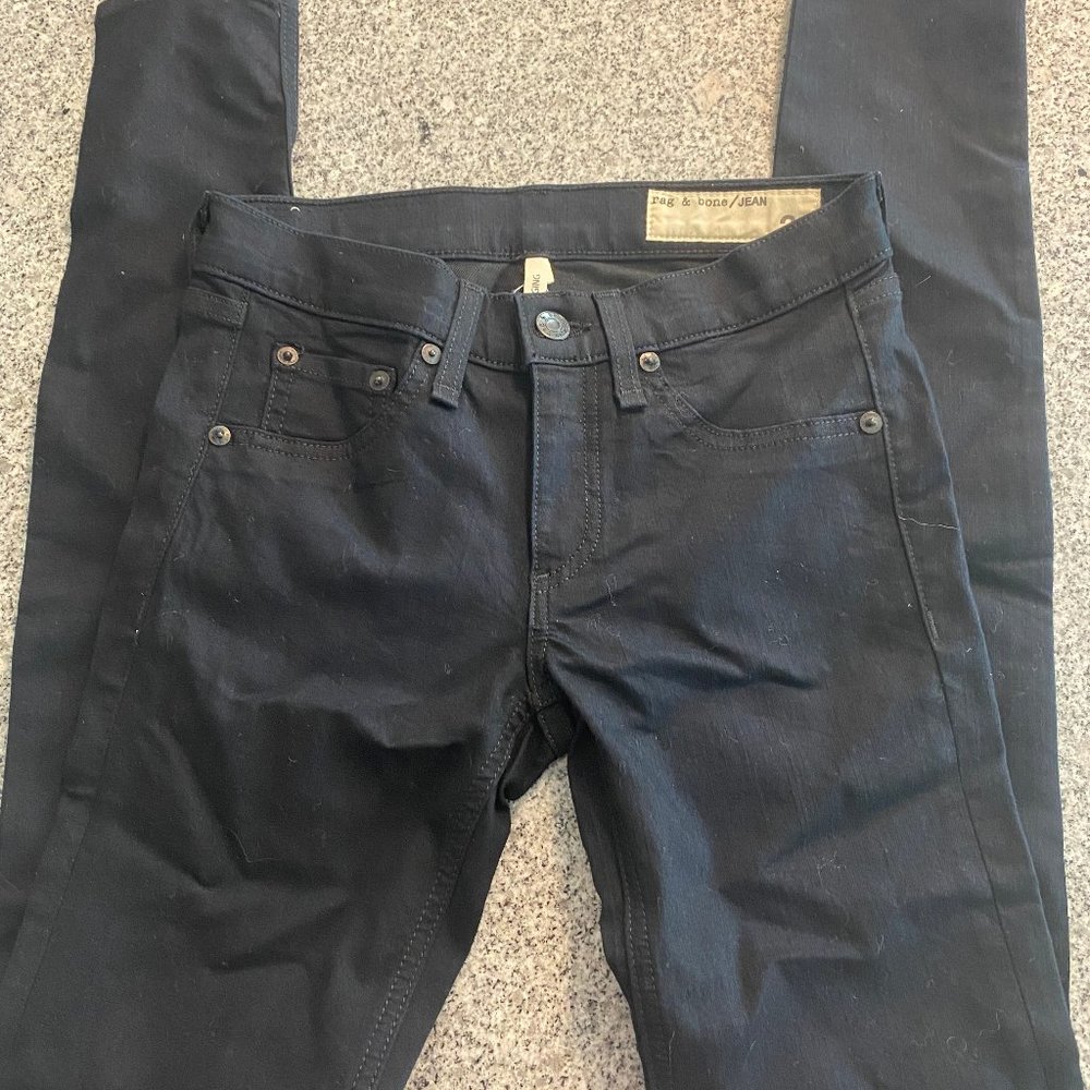 Rag & Bone black legging jeans, Size 24